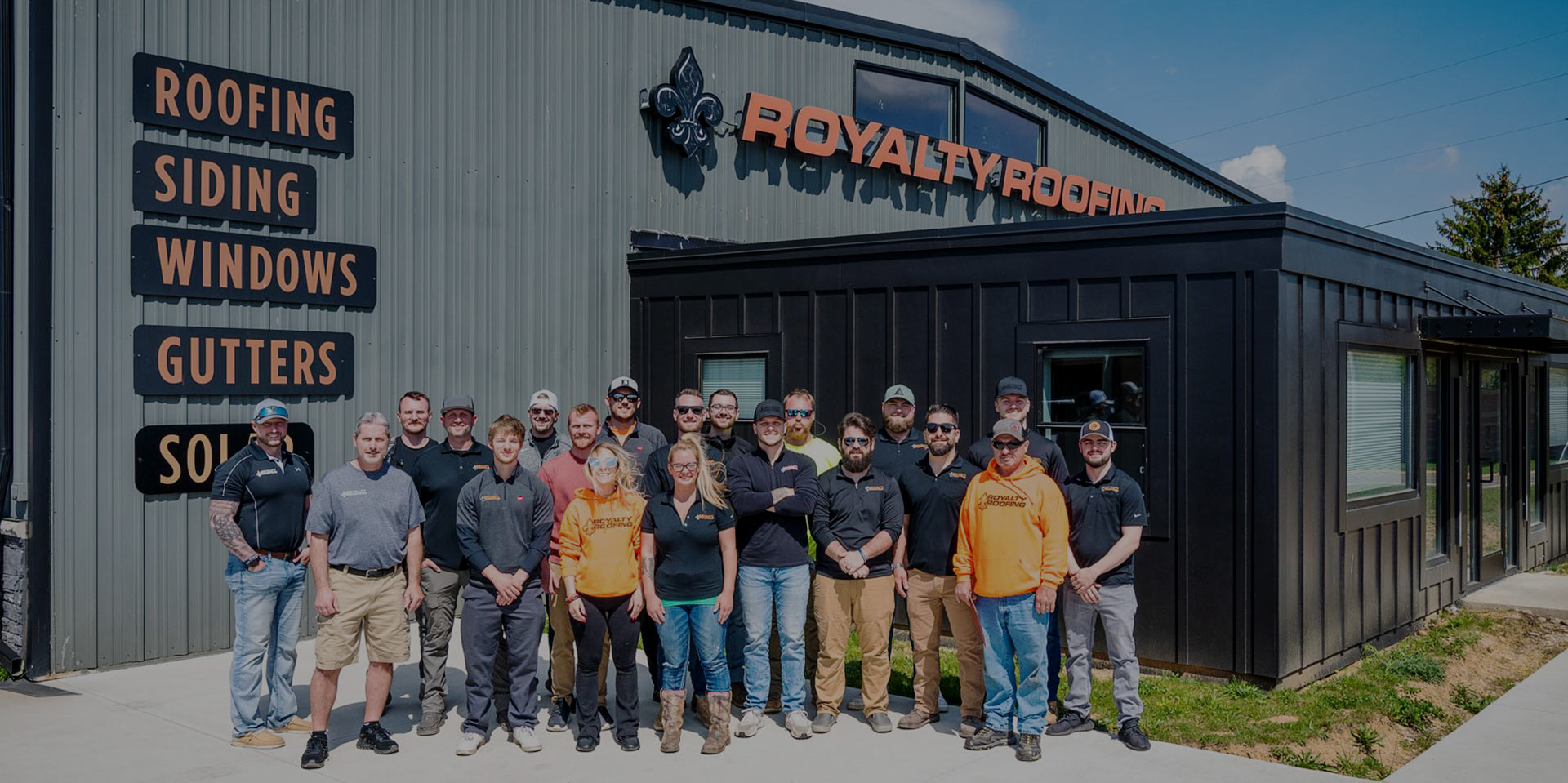 The Royalty Roofing team
